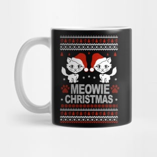 Meowie Ugly Christmas Sweater Mug